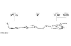 Výfukový systém BOSAL SYS04510