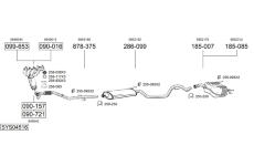 Výfukový systém BOSAL SYS04516