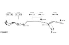 Výfukový systém BOSAL SYS04520