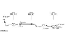 Výfukový systém BOSAL SYS04527