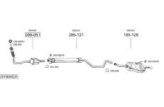 Výfukový systém BOSAL SYS04531