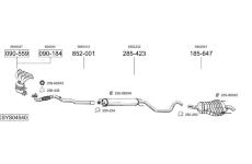 Výfukový systém BOSAL SYS04540