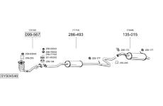 Výfukový systém BOSAL SYS04546