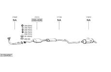 Výfukový systém BOSAL SYS04567
