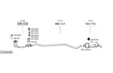 Výfukový systém BOSAL SYS04580
