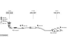 Výfukový systém BOSAL SYS04640