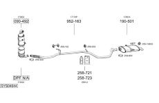 Výfukový systém BOSAL SYS04644