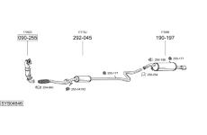 Výfukový systém BOSAL SYS04646
