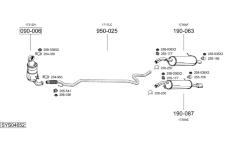 Výfukový systém BOSAL SYS04652