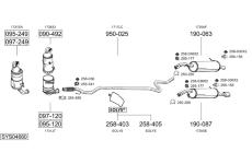 Výfukový systém BOSAL SYS04660