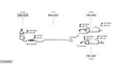 Výfukový systém BOSAL SYS04661