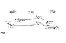 Výfukový systém BOSAL SYS04754