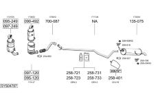 Výfukový systém BOSAL SYS04787
