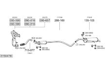 Výfukový systém BOSAL SYS04790