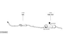 Výfukový systém BOSAL SYS04802