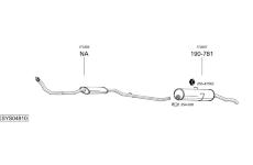 Výfukový systém BOSAL SYS04810