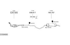 Výfukový systém BOSAL SYS04836