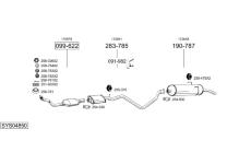 Výfukový systém BOSAL SYS04850
