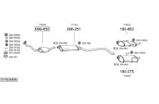 Výfukový systém BOSAL SYS04895