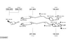 Výfukový systém BOSAL SYS04897