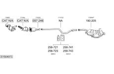 Výfukový systém BOSAL SYS04973