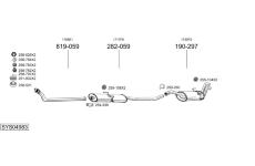 Výfukový systém BOSAL SYS04983