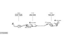 Výfukový systém BOSAL SYS04985