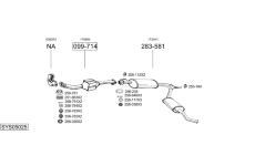 Výfukový systém BOSAL SYS05025