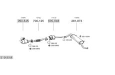 Výfukový systém BOSAL SYS05038