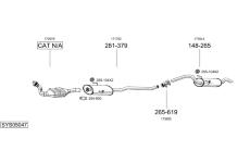 Výfukový systém BOSAL SYS05047