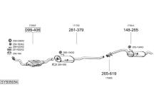 Výfukový systém BOSAL SYS05054