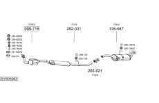 Výfukový systém BOSAL SYS05063