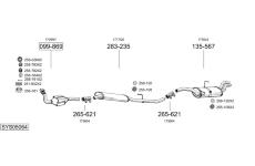 Výfukový systém BOSAL SYS05064