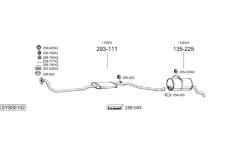 Výfukový systém BOSAL SYS05102