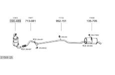 Výfukový systém BOSAL SYS05125