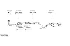 Výfukový systém BOSAL SYS05205