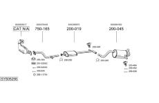 Výfukový systém BOSAL SYS05258