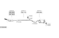 Výfukový systém BOSAL SYS05268
