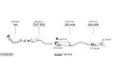 Výfukový systém BOSAL SYS05285