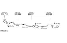 Výfukový systém BOSAL SYS05291