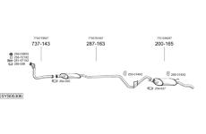 Výfukový systém BOSAL SYS05306