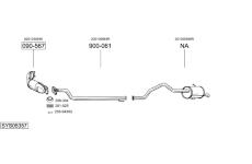 Výfukový systém BOSAL SYS05357