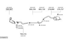 Výfukový systém BOSAL SYS05373