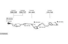 Výfukový systém BOSAL SYS05425