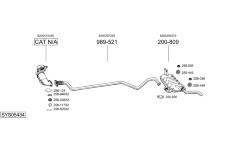 Výfukový systém BOSAL SYS05434