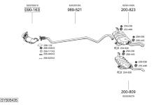 Výfukový systém BOSAL SYS05435