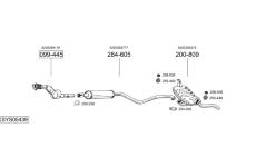 Výfukový systém BOSAL SYS05439