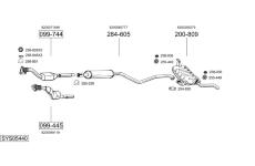 Výfukový systém BOSAL SYS05440
