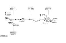 Výfukový systém BOSAL SYS05442