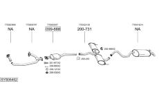 Výfukový systém BOSAL SYS05452